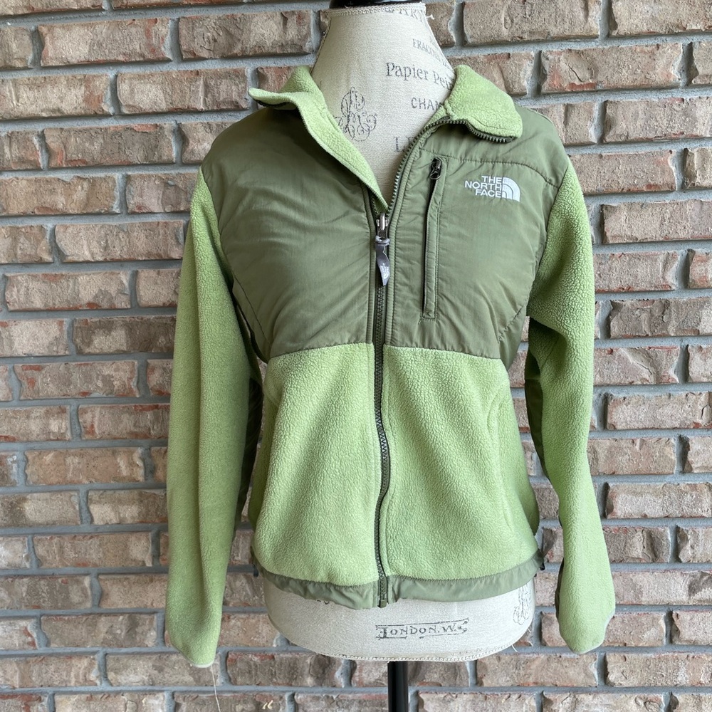 The North Face Women's Green Fleece Polartec Jacket.